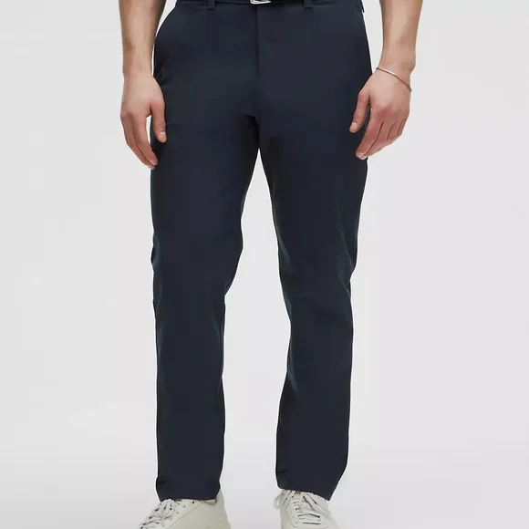 Lululemon ABC Classic Fit Trousers, Warpstreme, 36 X 32, Navy Blue - Picture 1 of 10